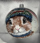 Bombka choinkowa ręcznie malowana 