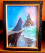 "PROROK OSTATNICH CZASÓW"- OBRAZ OLEJNY NA PŁÓTNIE -ANDRZEJ KACZMAREK 