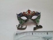 Magnes na lodówkę - 449f. MASKA WENECKA z przywieszkami 