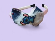 Ręcznie robiona opaska do włosów  | aplikacja | handmade