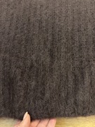 Kid moher golfik w kolorze czekolady