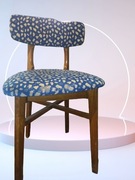 Krzesło lata 60' PRL spółdzielnia pracy im. L Waryńskiego Kalwaria Zebrzyd.