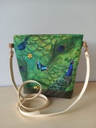 torebka listonoszka z pawiem