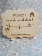 Tabliczka Urodzinowa Widzisz? Dekoracja Pamiątka Prezent 