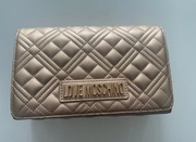 Love Moschino torebka złota pikowana