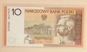 10 zł złotych - 2008 r. - Józef Piłsudski -  stan 1 UNC