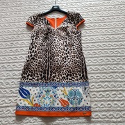 Sukienka w panterkę "Biscuit" - L