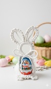 Zajączek wielkanocny z Kinder niespodzianką Handmade