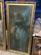 obraz antyczny w ramce