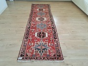 Cudny Zigler ręcznie tkany wełniany chodnik 73x280cm nr 1514 Jak nowy!