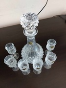 Karafka i kieliszki Cristal D'arques France