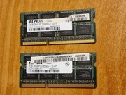Pamięć RAM 4GB (2x2GB) Elpida DDR3 PC3-8500S (Do Laptopa)