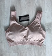 Carpatree Simply Seamless Bra Smth.Pink biustonosz sportowy pudrowy róż XL