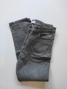 szare spodnie męskie slim fit M