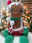 Piernik maskotka szydełkowa prezent 40cm