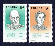 Fi 2735-2736. 40 rocznica Ludowego Wojska Polskiego.
