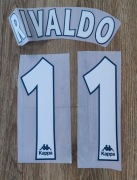 Nameset Rivaldo 11 na koszulkę FC Barcelona 97/98