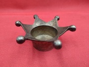 Stary Srebny świeczniki w kształcie gwiazdy 