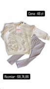 Komplet dla dziewczynki bluza i leginsy 