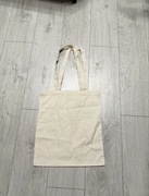 Torebka materiałowa kremowa nowa