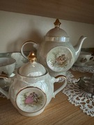 Serwis kawowy Miłość Wiedeńska Porcelana WŁOCŁAWEK