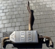 Mercedes A/CLA/GLA W177 C118 X247 tłumik + końcówki AMG komplet OEM