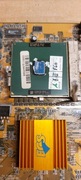 Pentium III 866MHz SL4ZJ Socket 370 Coppermine retro PC radiator wentylator