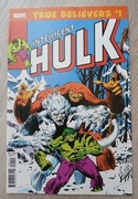 True Believers #1: The Incredible Hulk! Intelligent Hulk Marvel