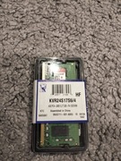 Pamięć RAM do laptopa Kingston 4GB 2400 Sodimm DDR4 kvr24s17s6/4