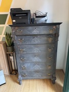 Antyk - komoda / szyfoniera – lite drewno, ok. 1900 r. Vintage