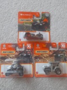 Matchbox Polaris RZR Monarch EV Tractor Polaris Slingshot 3 szt.