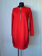 Big Star długa bluza sukienka dresowa z kieszeniami Kawida M