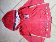 BLUZA DZIEWCZĘCA Z KAPTUREM R.92 Mickey Disney