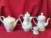 Zestaw porcelanowych dzbanków – Niemcy (Bawaria / Weimar) – vintage