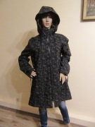 ILSE JACOBSEN raincoat płaszcz kurtka przeciwdeszczowy wzór moro_ 44