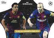 TOPPS SIMPLICIDAD CHAMPIONS 2023/2024 XAVI ANDRES INIESTA FC BARCELONA