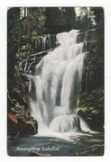 Wodospad Kamieńczyka – Zackelfall, Riesengebirge, kolorowa karta