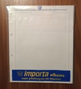 Importa 00499 - Karty albumowe A4 z nadrukiem siatki (25 sztuk)