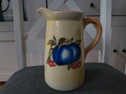 Dzbanek karafka flakon vintage PRL ręcznie malowane