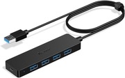 Koncentrator Accele 4x USB 3.0, kompatybilny z iOS/Windows 1,2m