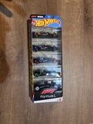 Hot Wheels Race Team F1 Samochody 5-pak Auta Zestaw JGF58