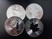 Srebro 1 oz lisc klonu