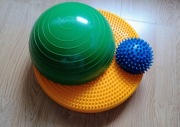 Zestaw sensoryczny fitness sport poduszka sensoryczna półkula sensoryczna