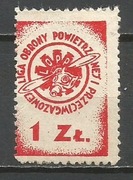 LOPP znaczek członkowski Liga Obrony Powietrznej i Przeciwgazowej 