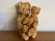 Dwa Misie Teddy Bear Handmade Maskotka Miś Trociniak Kolekcjonerski 