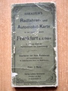 Frankfurt nad Odrą mapa rowerowa i samochodowa