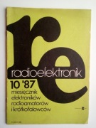 Radioelektronik miesięcznik 10/87  (spis treści na zdjęciu)