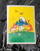 prl smurfy bajka smerfy pocztówka karta pocztowa kolekcja nr 394