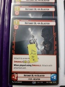 Star Wars Unlimited - SHD - HOTSHOT DL-44 BLASTER (RARE) ! TANIO !!!