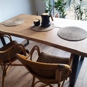 Stół dębowy jadalnia, styl loft.